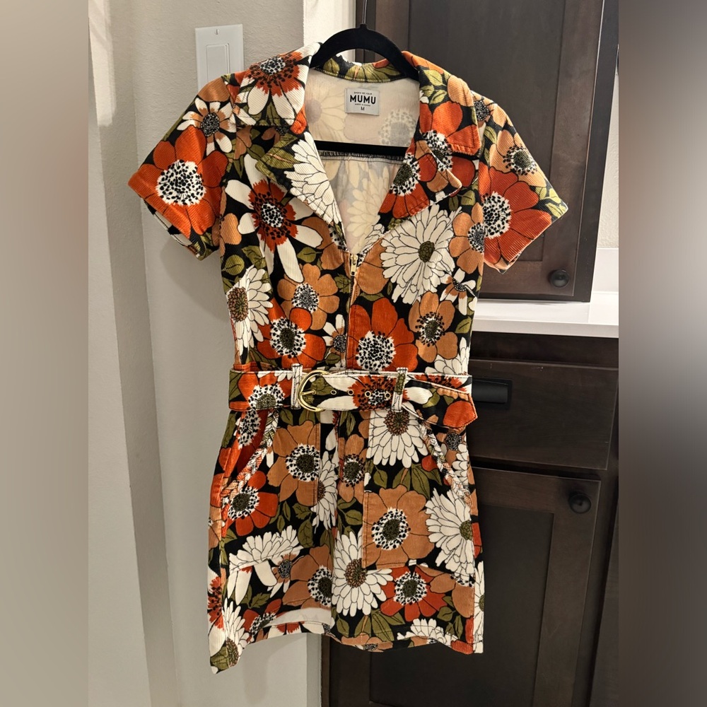 Show Me Your Mumu corduroy outlaw dress